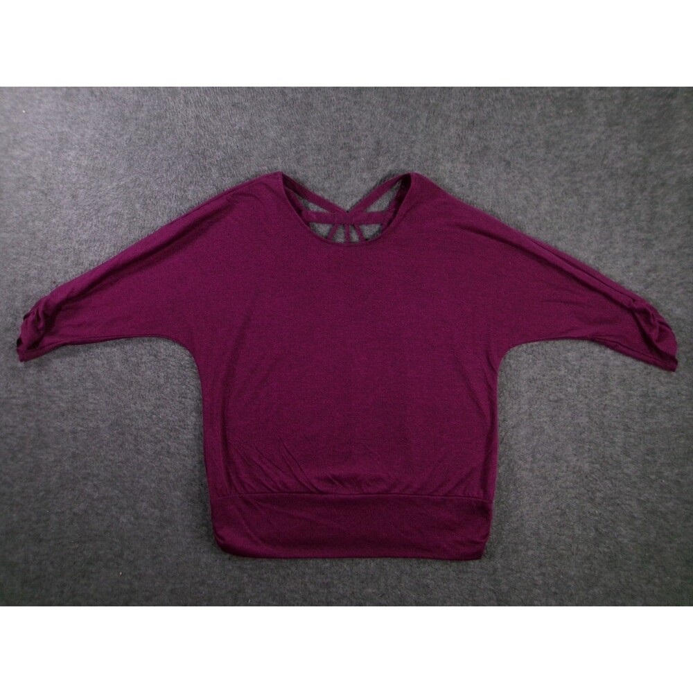 APT 9 Top Women S Purple Office Casual Work Day Base Layer Capsule Everyday